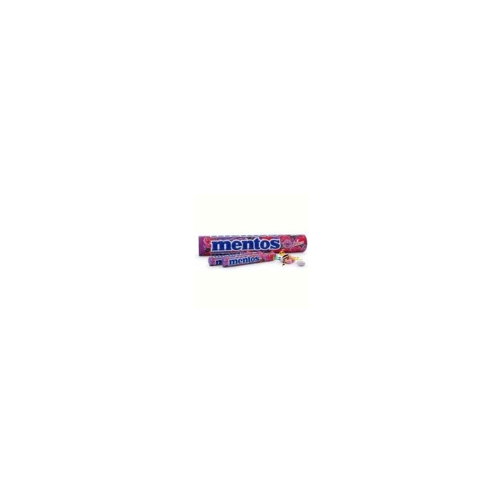 (Pack Of 10) Mentos Chewy Berry Mix Flavour Sweet Rolls 38g