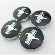 4x Wheel Center Caps For Ford Mustang Cobra GT Horse Rim Hubcaps 60MM