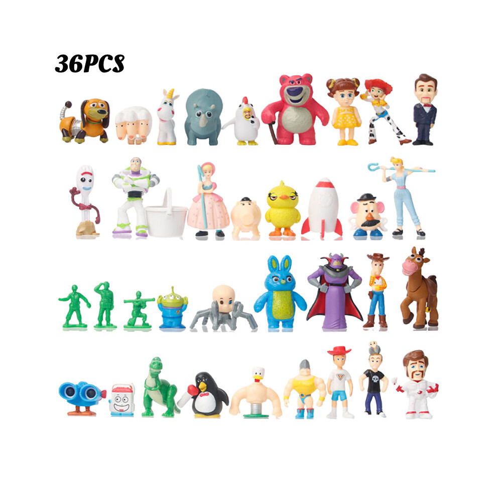 36-Piece Toy Story Action Figure Set: Woody, Lotso, Alien, Buzz Lightyear & More PVC Collectibles