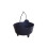 4 Black Plastic Cauldron Planters With Handle Small Round Pot 26cm 2