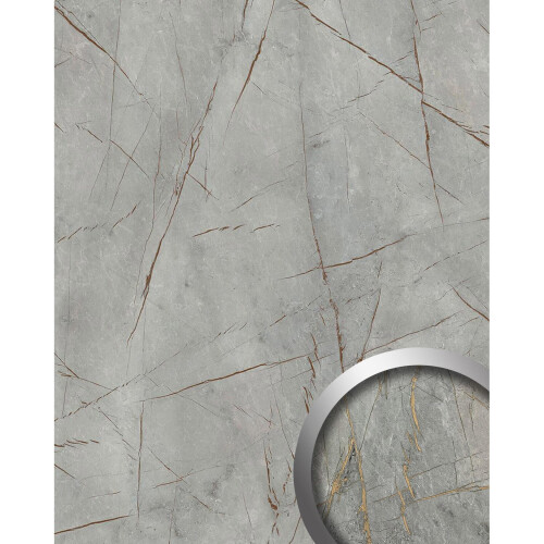 WallFace 25894 LIMESTONE Grey Nature Wall panel stone look matt grey 2.6 sqm