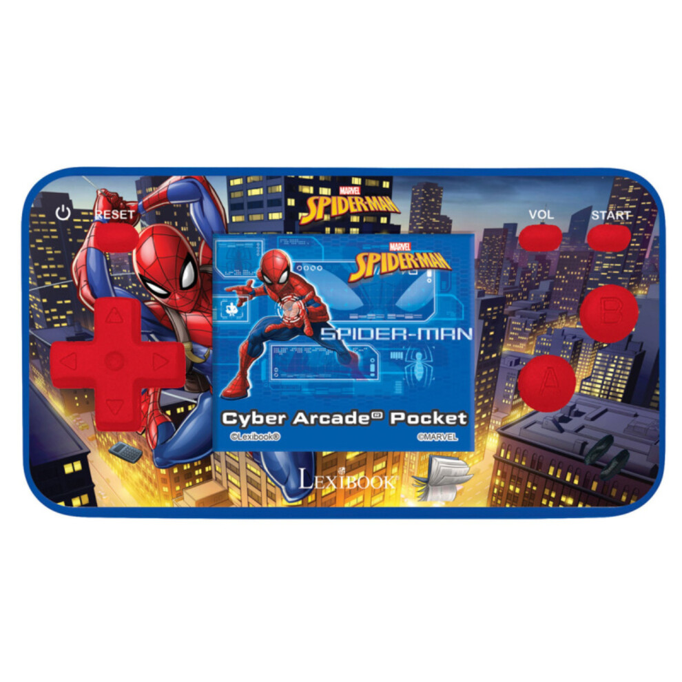 Lexibook Handheld Console Mini Cyber Arcade 150 Games - Spider-Man