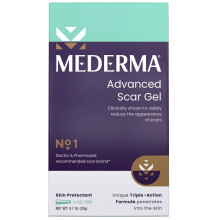 Mederma Advanced Scar Gel behandelt alte und neue Narben, reduziert das Erscheinungsbild von Narben von Akne, N   hten, Verbrennungen und mehr, 20