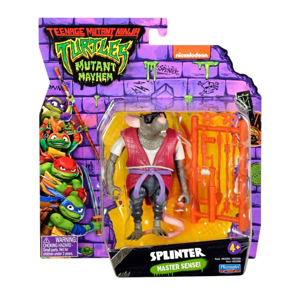 Teenage Mutant Ninja Turtles Mutant Mayhem SPLINTER Action Figure