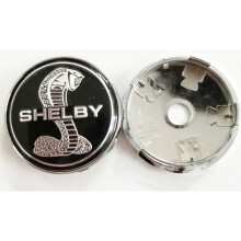 4x 60mm Wheel Rims Center Hub Caps For Ford Mustang Cobra SHELB Snake