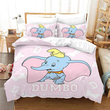 (Style 12, Double (200X200CM)/3PCS) Dumbo Bedding Single Double King Duvet Cover
