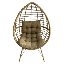 (Natural) Rattan Egg Chair with Soft Cushion
