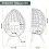 (Natural) Rattan Egg Chair with Soft Cushion 7