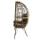 (Natural) Rattan Egg Chair with Soft Cushion 2