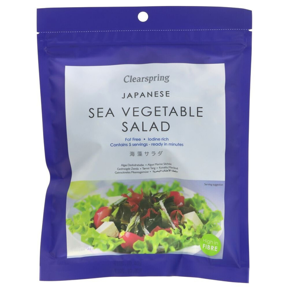 Clearspring Japanese Sea Vegetable Salad 25G ( Pack Of 6 )