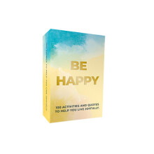 Activity Cards Quotes Be Happy Novelty Pack Stocking Filler Gift