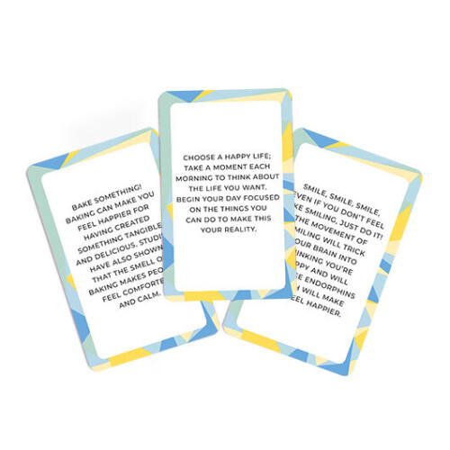 Activity Cards Quotes Be Happy Novelty Pack Stocking Filler Gift 1