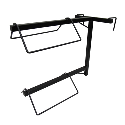 Double Hanging Saddle Rack (Horse Portable 2 Tier Stand Tack Holder) 1