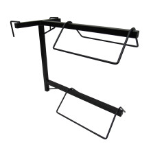 Double Hanging Saddle Rack (Horse Portable 2 Tier Stand Tack Holder)