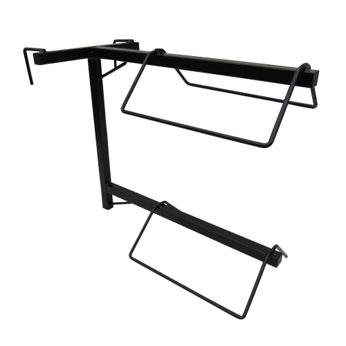 Double Hanging Saddle Rack (Horse Portable 2 Tier Stand Tack Holder)