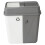 URBN Living (100L White/Grey) 40L/60L/100L Duo Kitchen Bin Waste Base Connectors 3