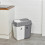 URBN Living (60L White/Grey) 40L/60L/100L Duo Kitchen Bin Waste Base Connectors 5
