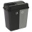 URBN Living (100L Black/Grey) 40L/60L/100L Duo Kitchen Bin Waste Base Connectors 4