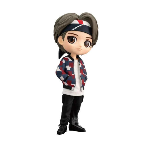 Figura - BT21 - TinyTan Mic Drop - 14 cm - Nero - Ufficiale