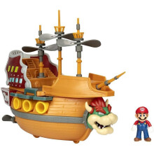 Nintendo Super Mario 2.5" Bowser's Air Ship Deluxe Playset