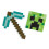 Set di accessori per bambini con piccone e maschera Minecraft 2