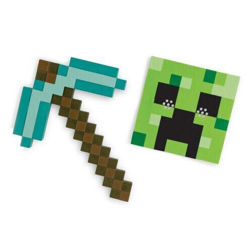 Set di accessori per bambini con piccone e maschera Minecraft 1