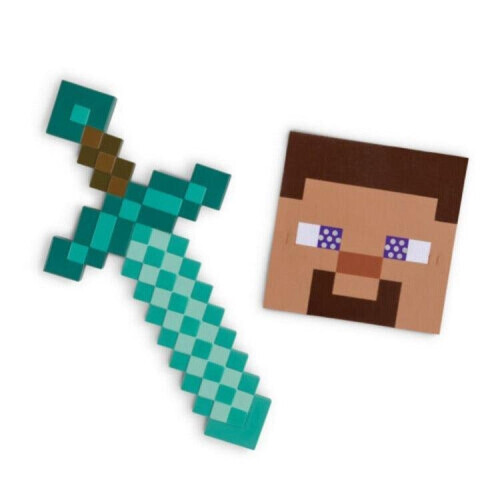 Minecraft Sword and Mask Costumes Set