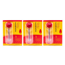 3 x 9 RONSON Fire Bronze Standard Lighter - Total 21 Flints