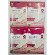 A&E 80 Assorted Sensitive Plasters Protects & Cushions Assists Healing