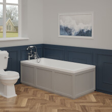 Aquariss Solarna 1500x700mm Designer Single Ended Bathtub Acrylic Bathroom Square Straight Bath Tub