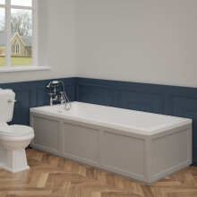 Aquariss Solarna 1800x800mm Designer Single Ended Bathtub Acrylic Bathroom Square Straight Bath Tub