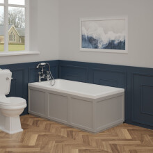 Aquariss Solarna 1400x700mm Designer Single Ended Bathtub Acrylic Bathroom Square Straight Bath Tub