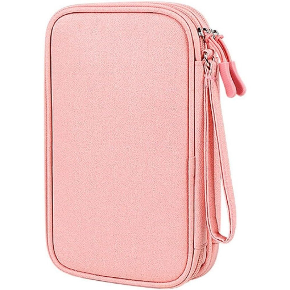 Electronic Accessories Bag, Waterproof Cable Storage Bag, Cable Organizer, Electronic Bag, Cable Organizer, Cable Bag, Travel Cable Organizer, Pink 7042558890279