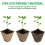 288 Cells Peat Pots Seed Starter Tray,24 Pack Seed Starter Kit,Premium Biodegrad 3