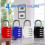 10 Pack Combination Lock Resettable 4 Digit Combination Padlock Waterproof Locke 4