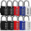 10 Pack Combination Lock Resettable 4 Digit Combination Padlock Waterproof Locke 1