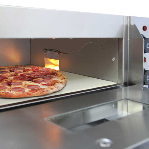Commercial Baking Oven Fire Stone Electric Pizza Oven Twin Deck 1