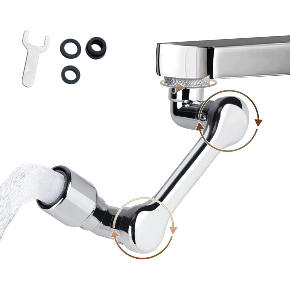 1080Â¡Ã£ Rotating Faucet Aerator Extender, Large-Angle Water Nozzle Faucet Adapter-image-OPC-PBXVDC5-NEW