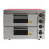 Commercial Baking Oven Fire Stone Electric Pizza Oven Twin Deck 3