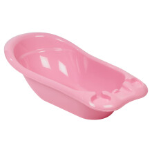 (Pink) 100L Pink/Blue Plastic Portable Baby Bath Seat Tub