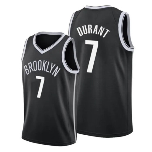 (black, M(160cm)) Brooklyn Nets Kevin Durant Jersey（tops）