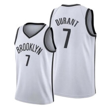 (white, XXXL(180cm)) Brooklyn Nets Kevin Durant Jersey(tops)