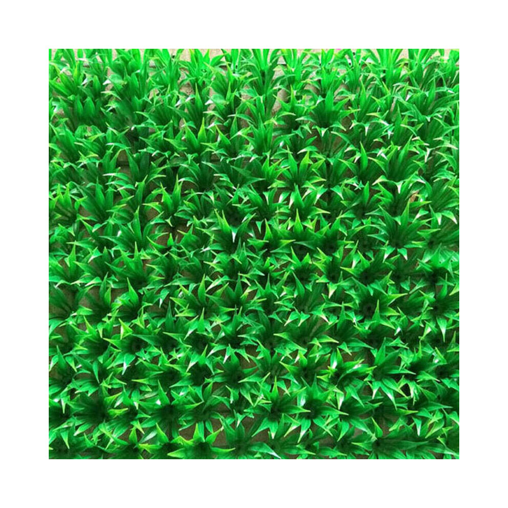 (Green) 40x60cm Artificial Plant Wall Plastic Home Garden TV Background Shop The Mall for Home Decoration Green Carpet Turf Jungle Party