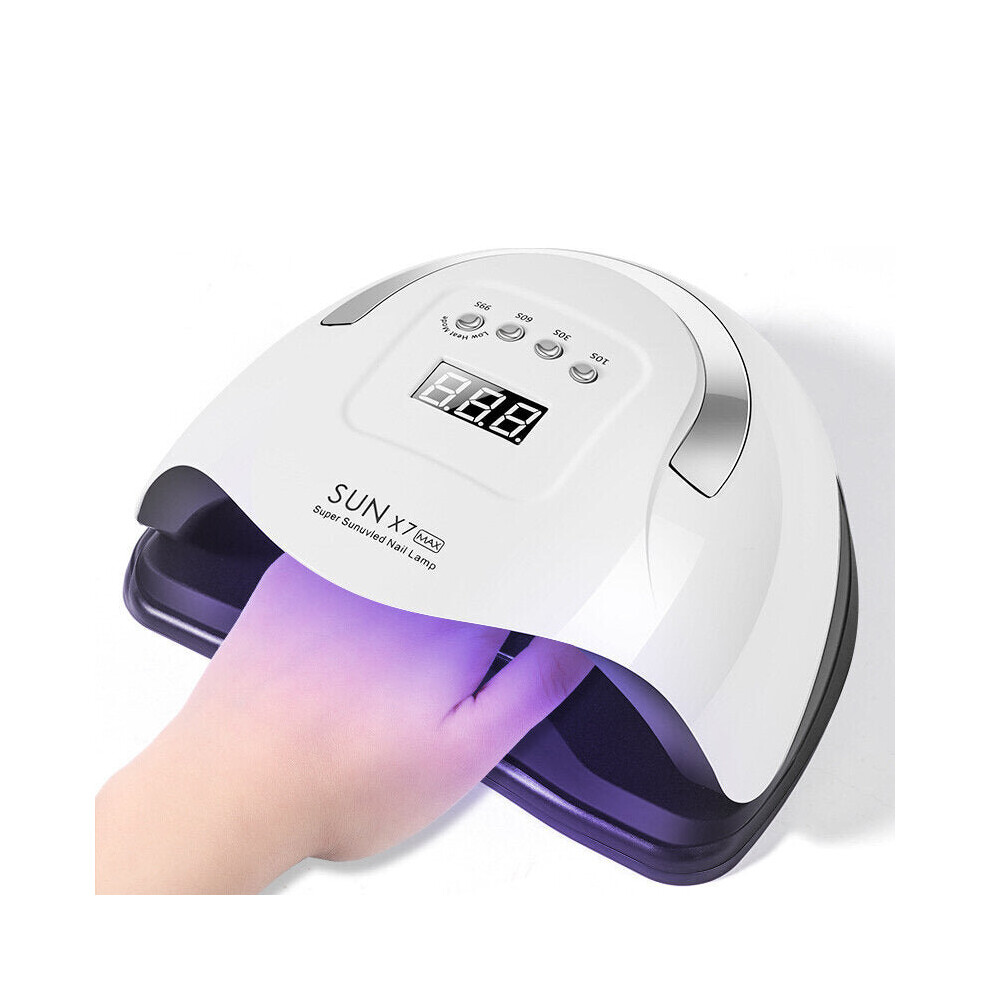 (US Plug) 57LED UV Lamp Manicure Machine USB Lamp Nail Dryer Nail Gel Curing