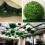 35cm Plastic Artificial Topiary Grass Ball Leaf Effect Ball Wedding Gardening Hanging Decoration 4