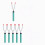5-20PCS 34 Inch Telescoping BBQ Fork BBQ Roasting Sticks Skewer Fork BBQ Tool 4