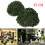 35cm Plastic Artificial Topiary Grass Ball Leaf Effect Ball Wedding Gardening Hanging Decoration 8
