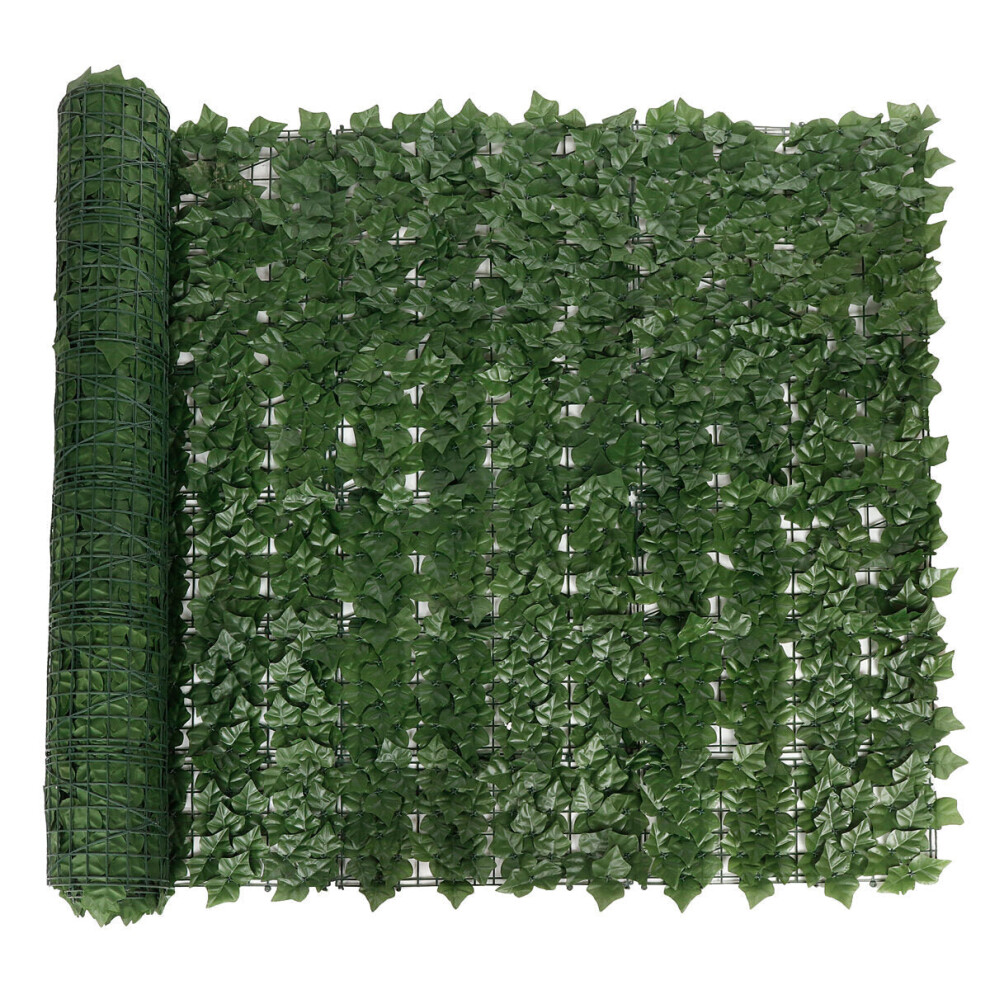 (2) 5Mx1.5M Faux Artificial Ivy Leaf Privacy Fence Screen Hedge Decorative Garden