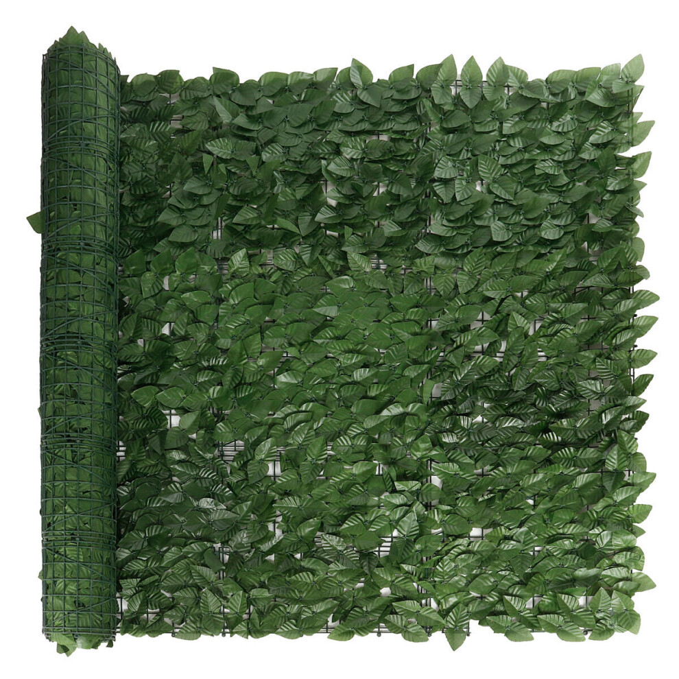 (1) 5Mx1.5M Faux Artificial Ivy Leaf Privacy Fence Screen Hedge Decorative Garden