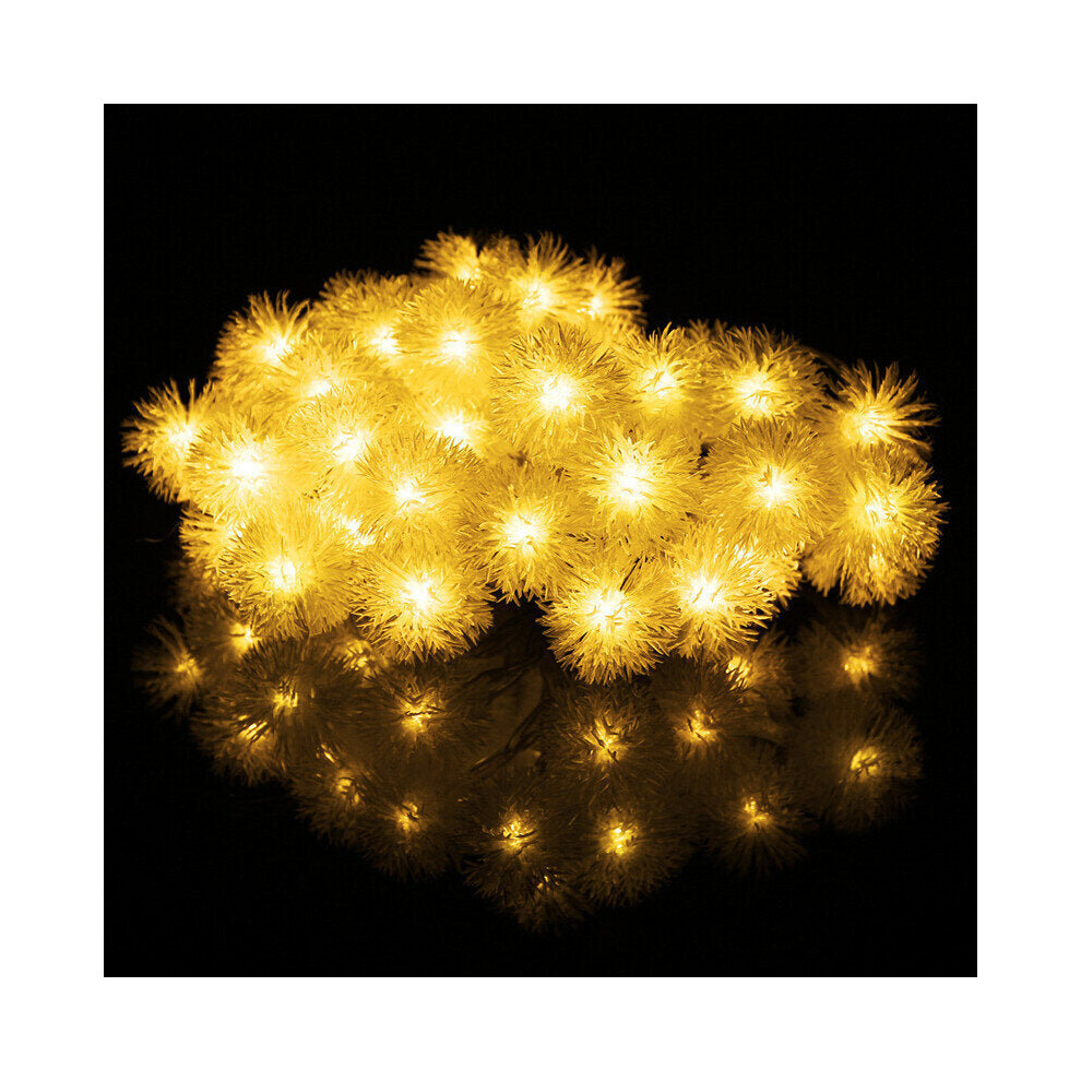 (Warm White) 4M 40LED Snow Fairy String Light Multi-color Flexible Portable Light String High Brightness Light String